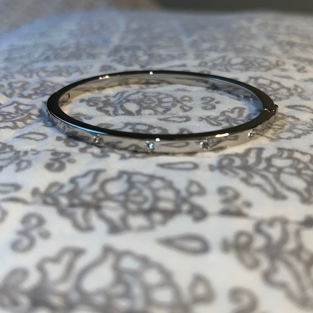 Fossil Bangle-Silver
